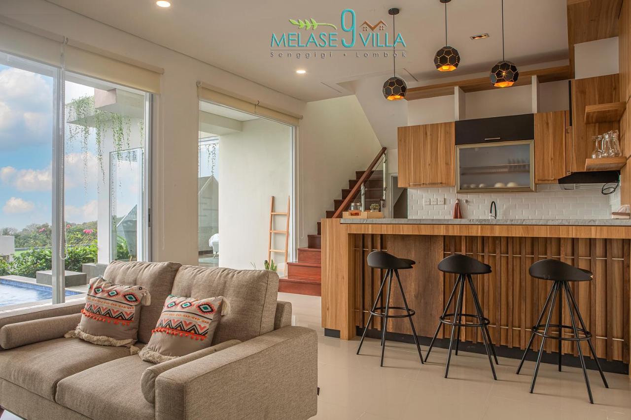 Melase 9 Villa, Senggigi Mataram Eksteriør billede